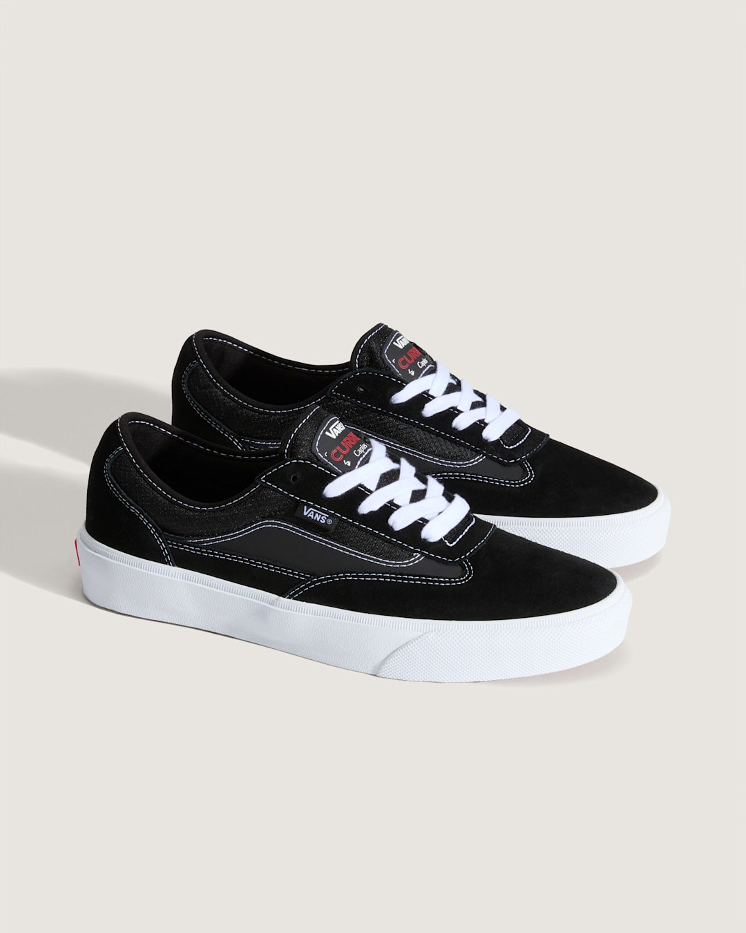Vans Skate Curren Caples Shoe in Gum Black / White