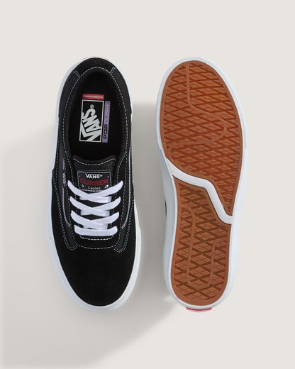 Vans Skate Curren Caples Shoe in Gum Black / White