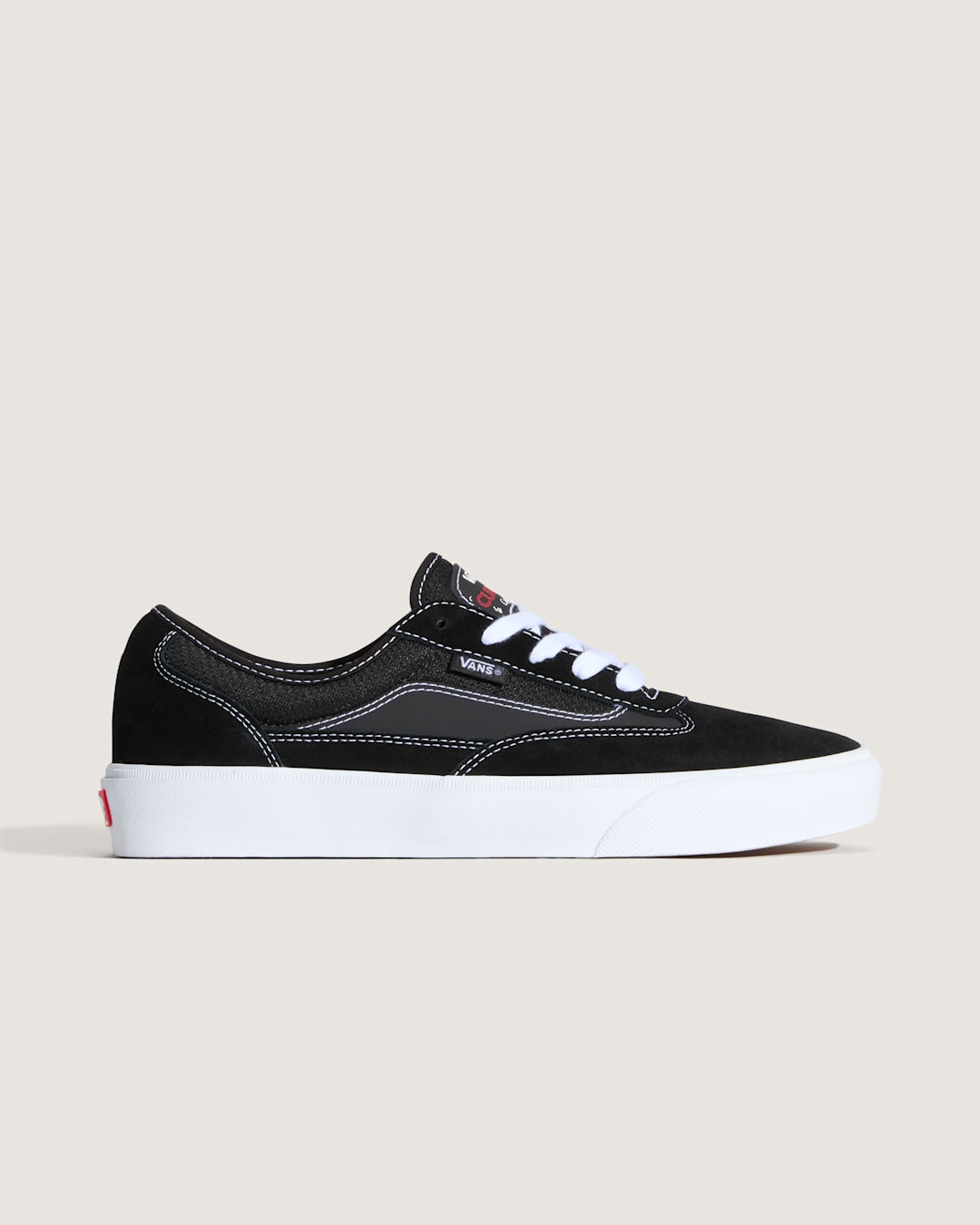 Vans Skate Curren Caples Shoe in Gum Black / White