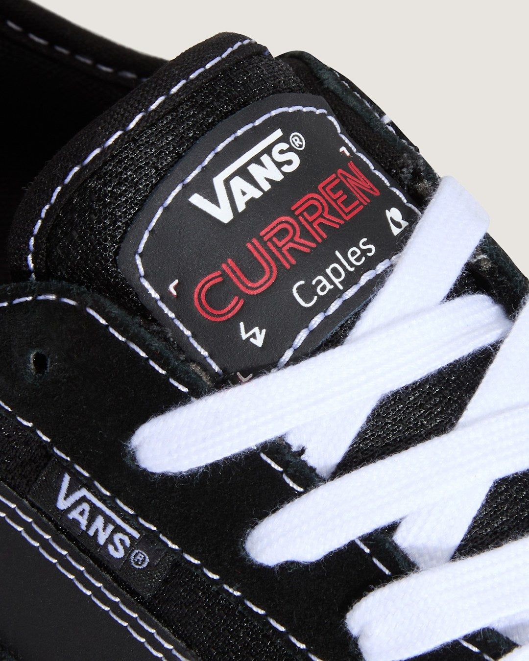 Vans Skate Curren Caples Shoe in Gum Black / White