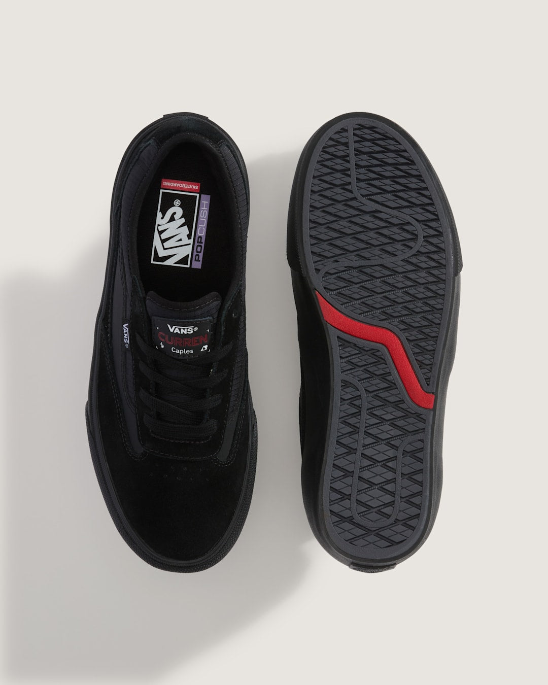 Vans Skate Curren Caples Shoe in Black