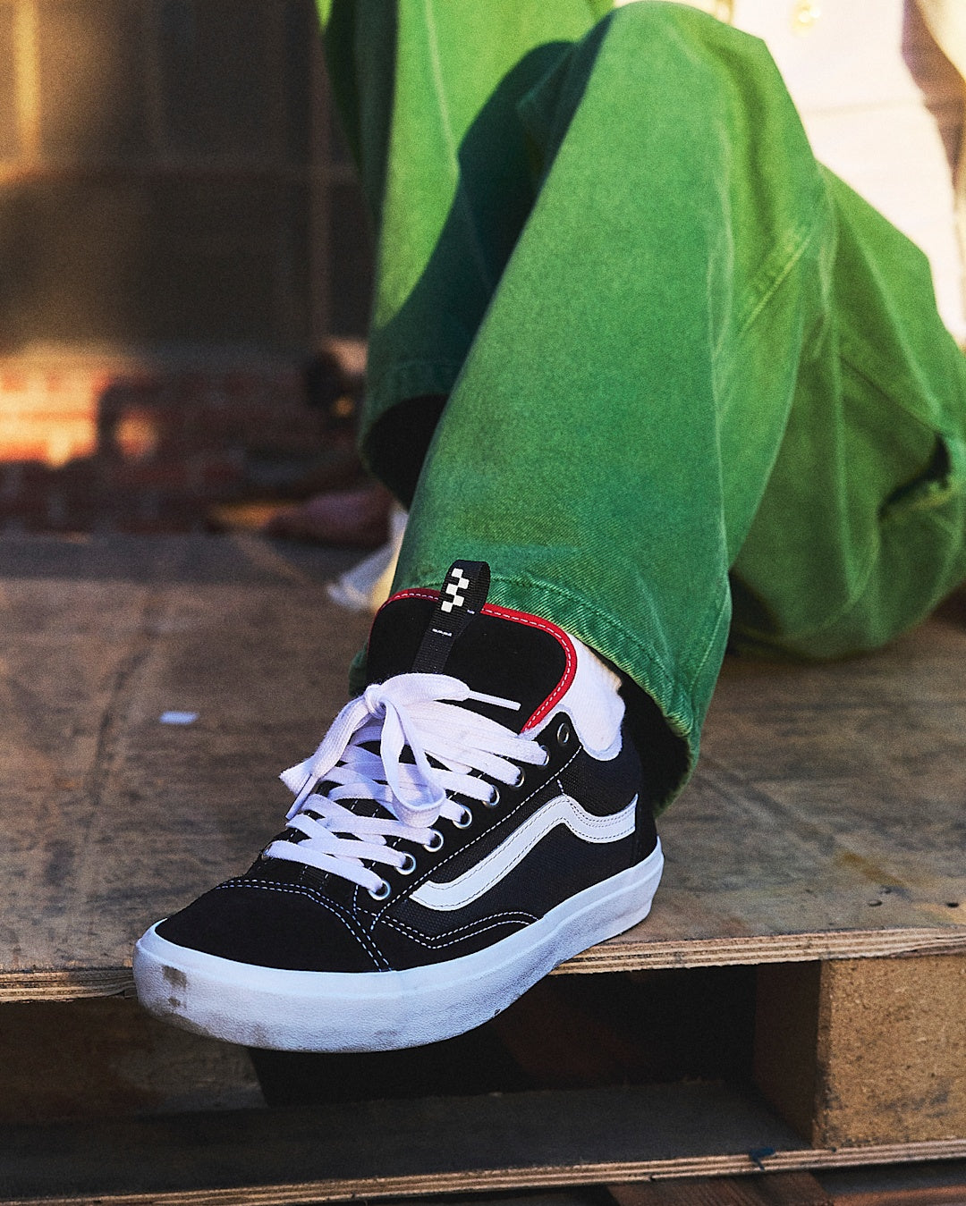 Vans Skate Old Skool 36+ Shoe in Black / White