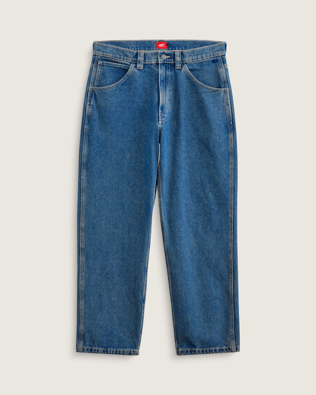 Vans Skate Check-5 Loose Denim Pants in Vintage Indigo Blue