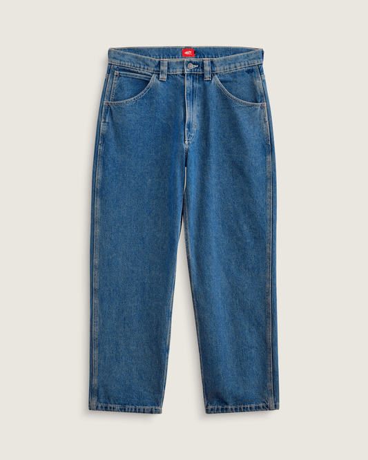 Vans Skate Check-5 Loose Denim Pants in Vintage Indigo Blue