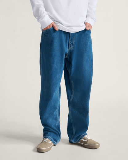 Vans Skate Check-5 Loose Denim Pants in Vintage Indigo Blue
