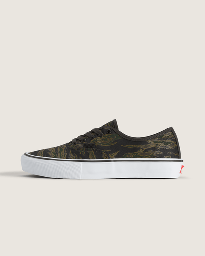 Vans Skate Authentic Shoe in Camo Green / Black