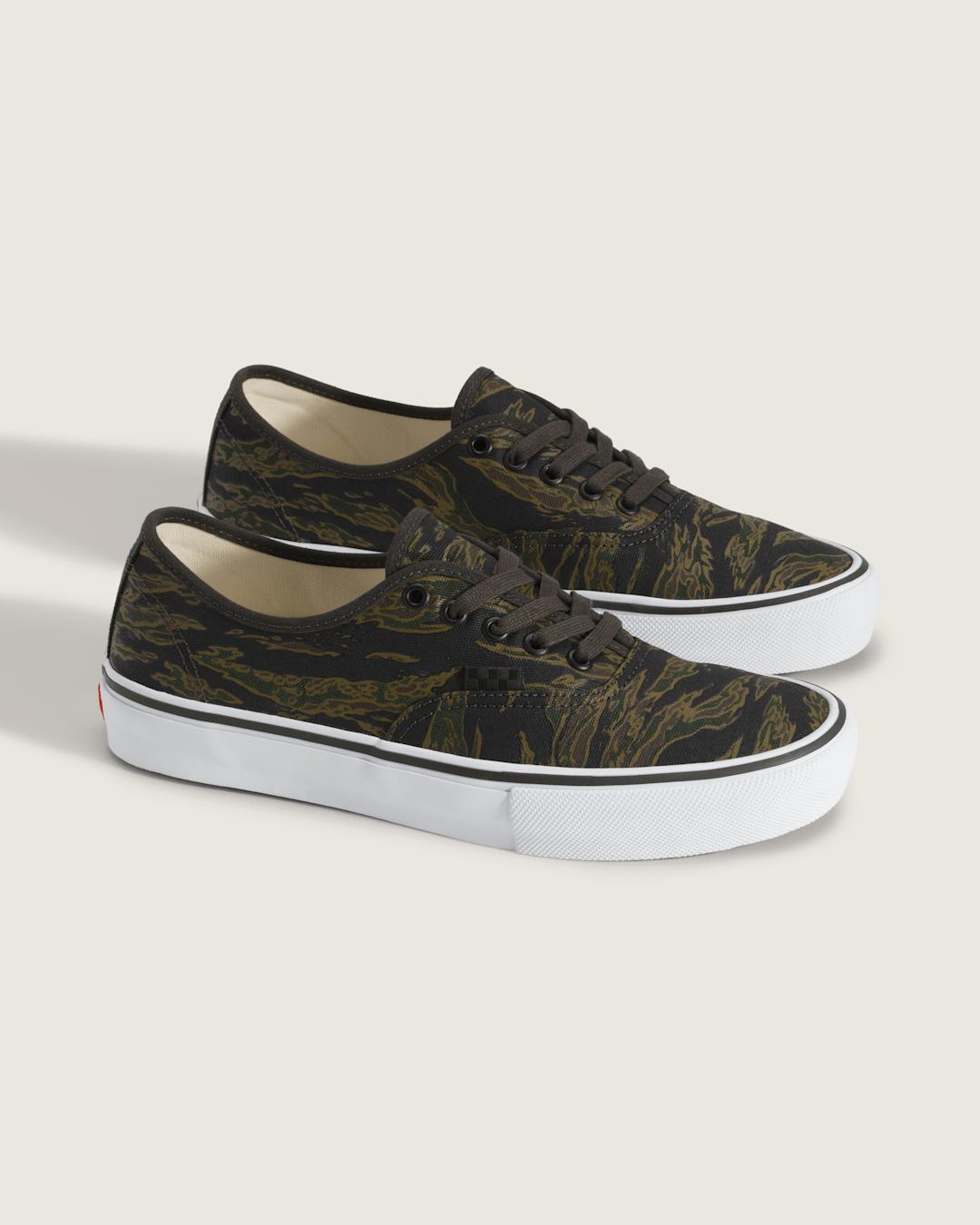 Vans Skate Authentic Shoe in Camo Green / Black