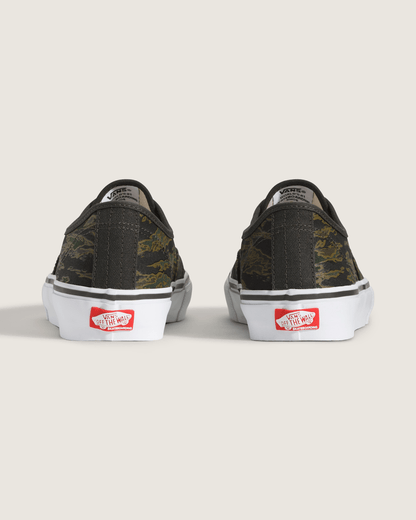 Vans Skate Authentic Shoe in Camo Green / Black