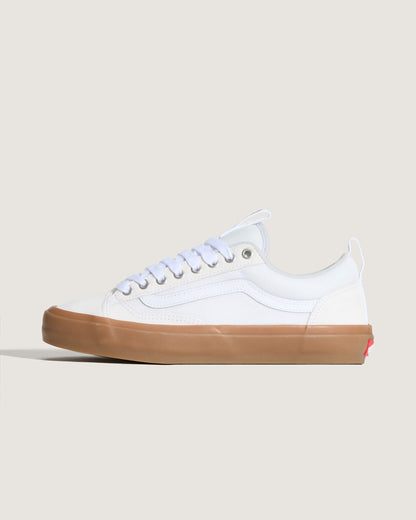 Vans Skate Old Skool 36+ Gum Shoe in White