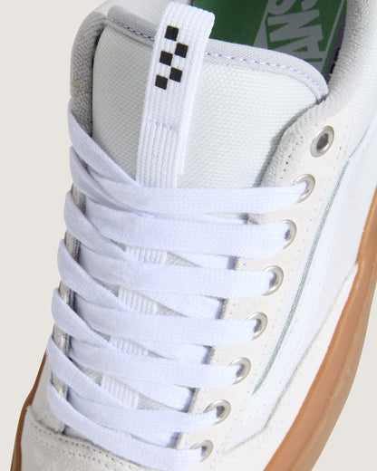 Vans Skate Old Skool 36+ Gum Shoe in White