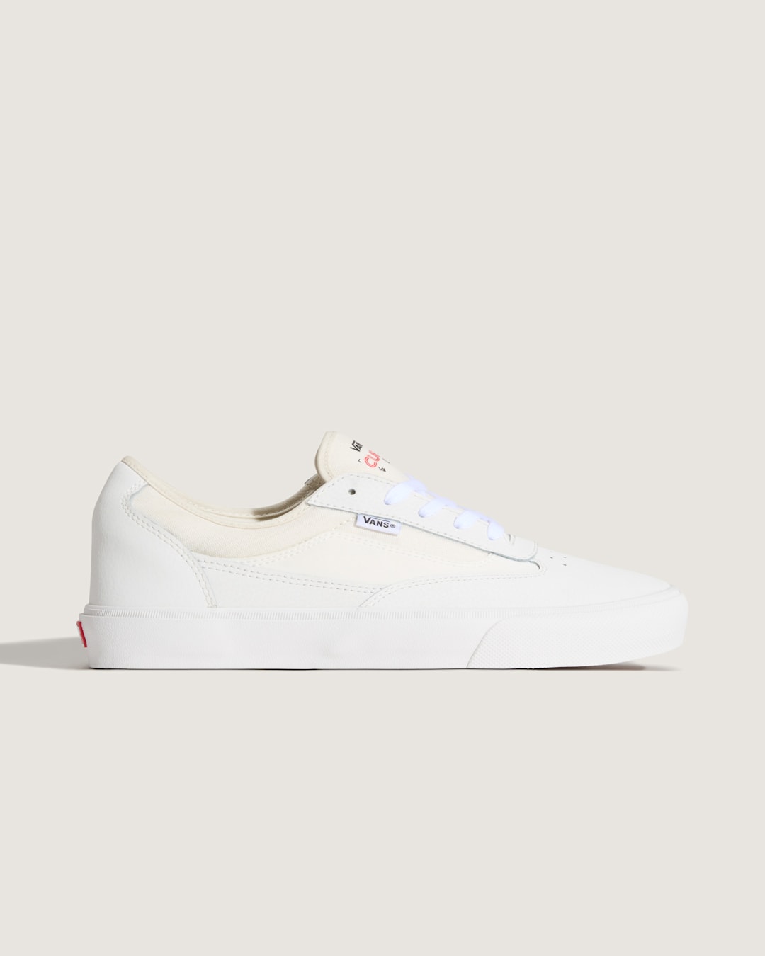 Vans Skate Curren Caples Shoe in Blanc De Blanc White