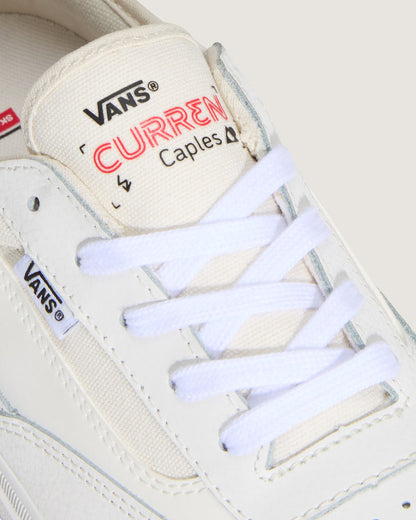 Vans Skate Curren Caples Shoe in Blanc De Blanc White