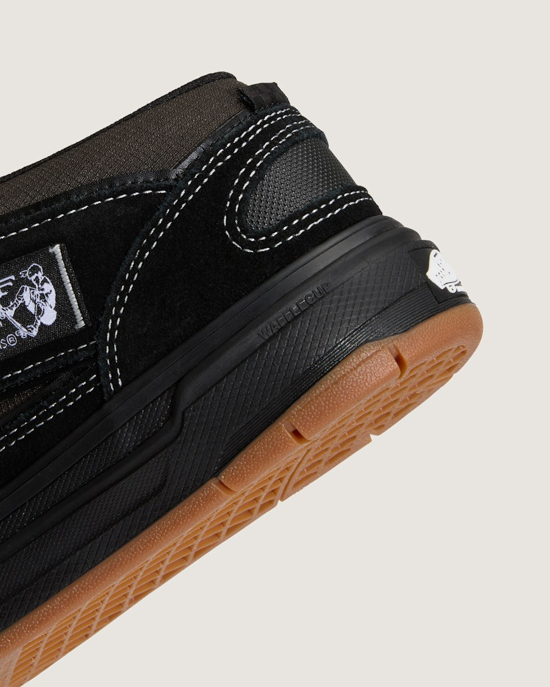 Vans Skate Half Cab Wafflecup Shoe in Black