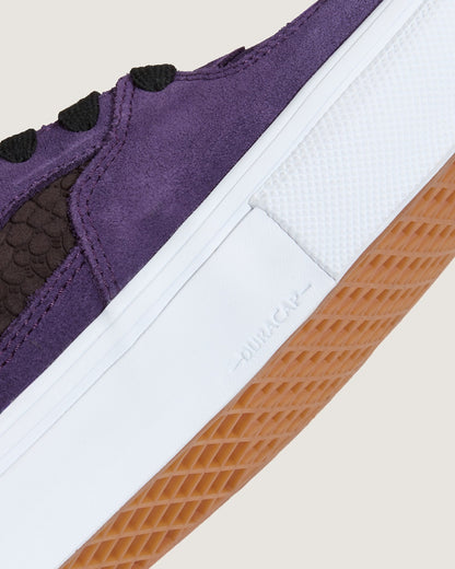Vans Skate Half Cab Shoe in Croc Grape Purple