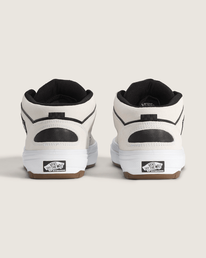 Vans Skate Half Cab Wafflecup Shoe in White / Black