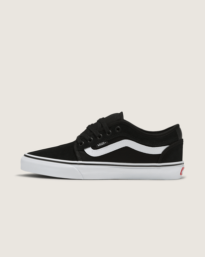 Vans Skate Chukka Low Sidestripe Shoe in Black / White