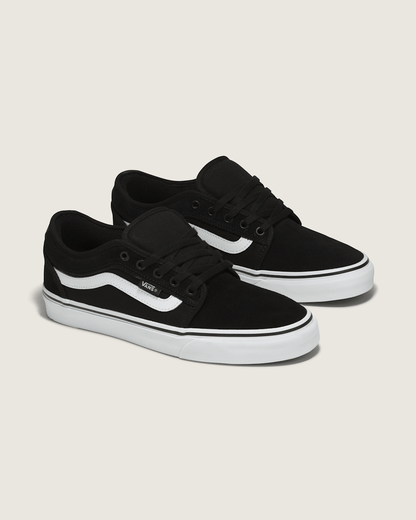 Vans Skate Chukka Low Sidestripe Shoe in Black / White