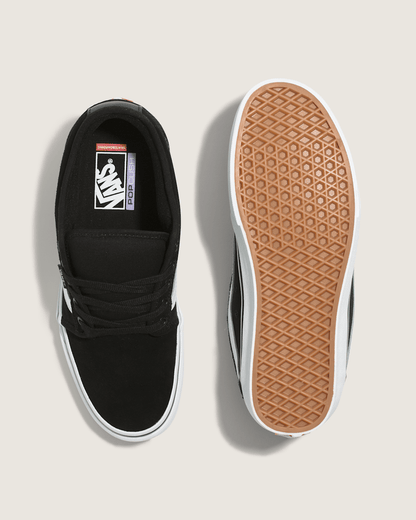 Vans Skate Chukka Low Sidestripe Shoe in Black / White