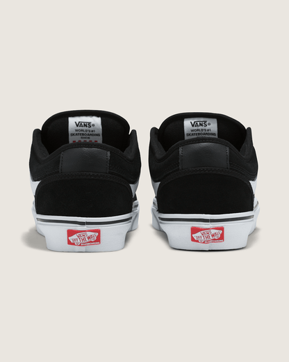 Vans Skate Chukka Low Sidestripe Shoe in Black / White