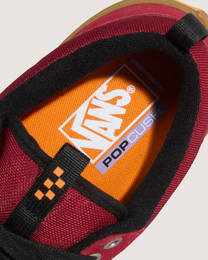 Vans Skate Old Skool 36+ Gum Shoe in Burgundy Red