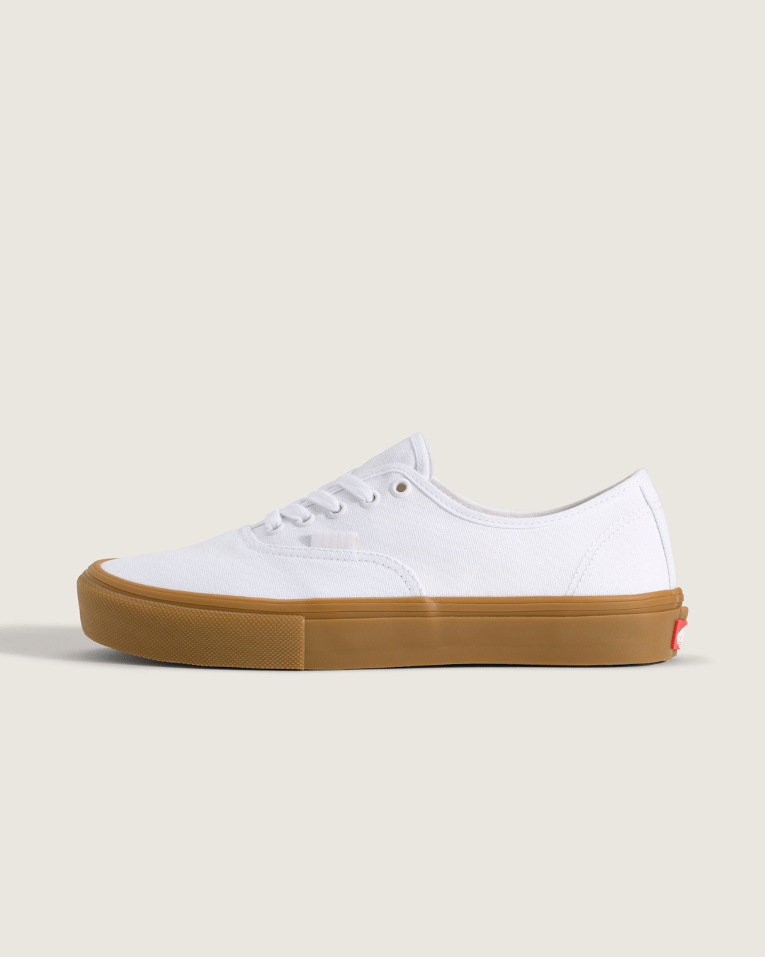 Vans Skate Authentic Gum Shoe in White