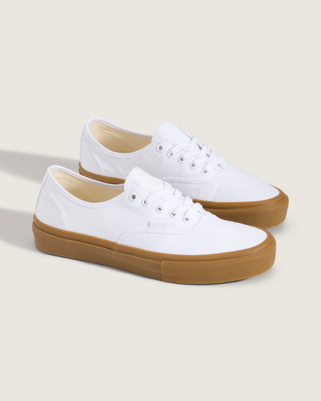 Vans Skate Authentic Gum Shoe in White