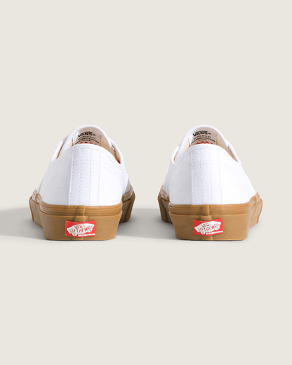 Vans Skate Authentic Gum Shoe in White