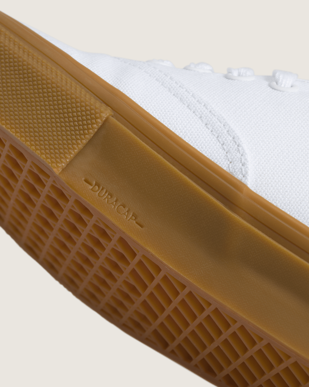 Vans Skate Authentic Gum Shoe in White