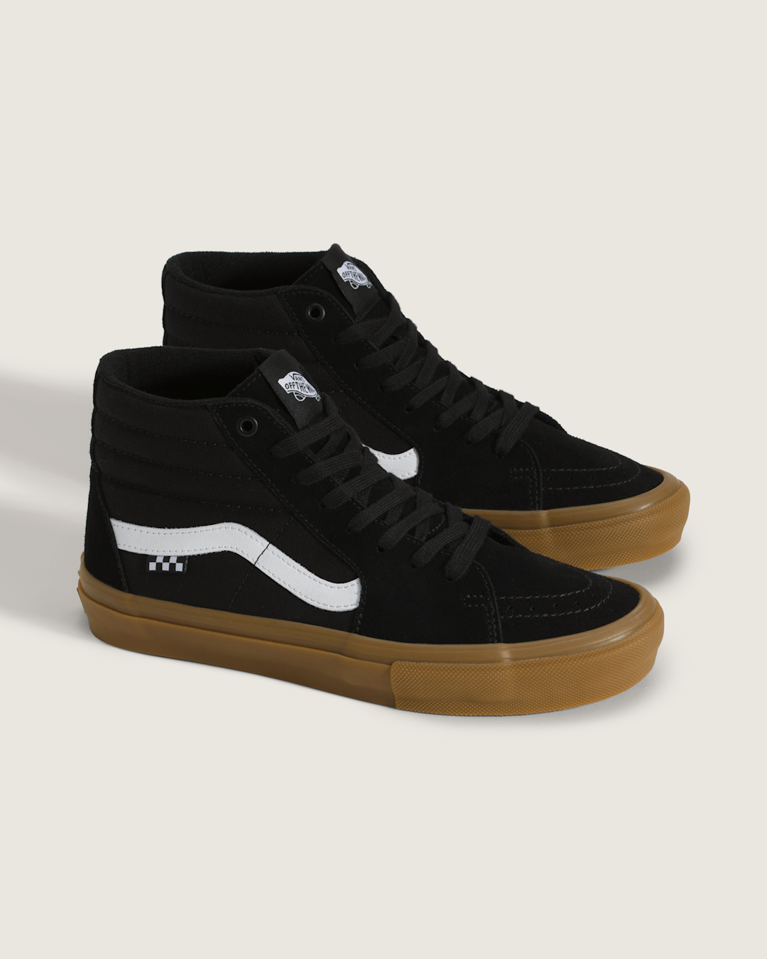 Vans Skate Sk8-Hi Black/Gum Skate Shoe
