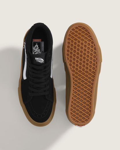 Vans Skate Sk8-Hi Black/Gum Skate Shoe