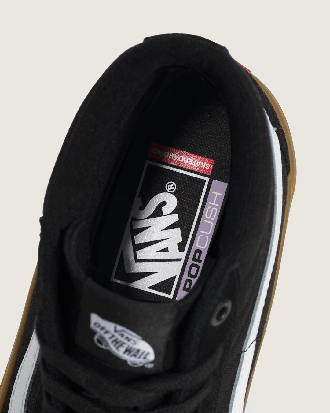 Vans Skate Sk8-Hi Black/Gum Skate Shoe