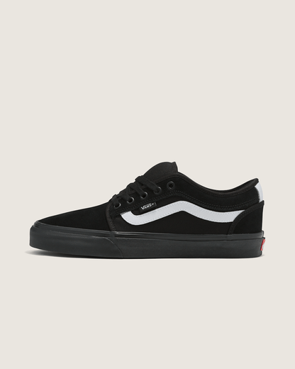 Vans Skate Chukka Low Sidestripe Shoe in Black / White