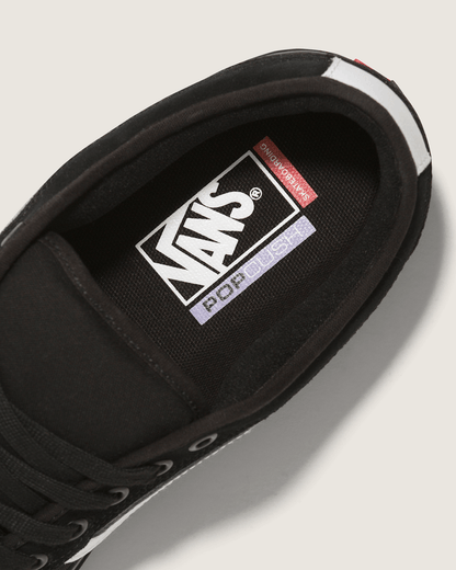 Vans Skate Chukka Low Sidestripe Shoe in Black / White