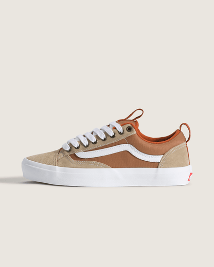 Vans Skate Old Skool 36+ Shoe in Khaki Brown / Burnt Orange
