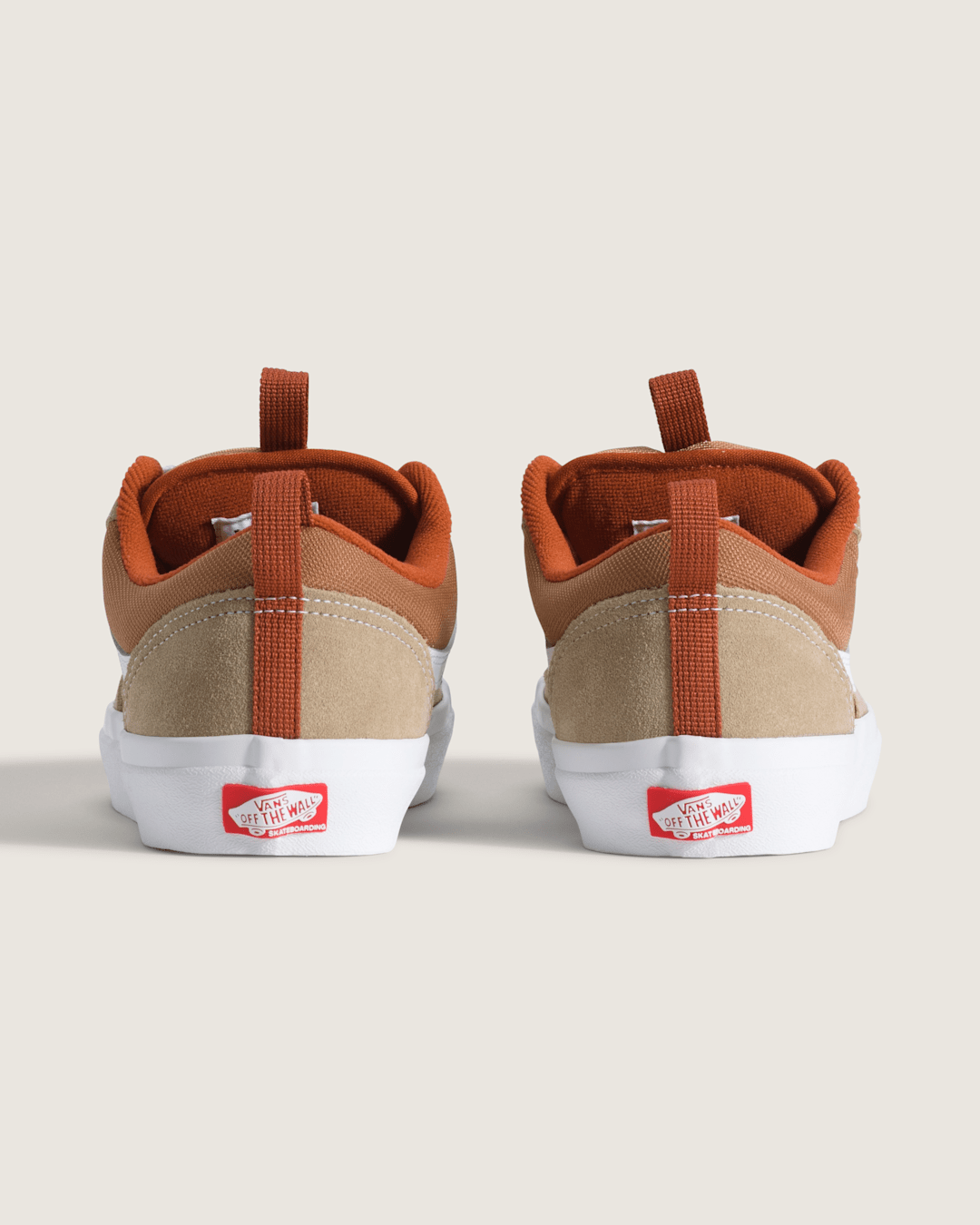 Vans Skate Old Skool 36+ Shoe in Khaki Brown / Burnt Orange