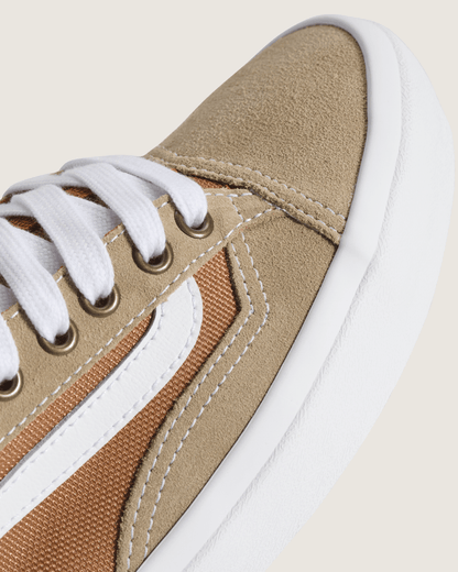 Vans Skate Old Skool 36+ Shoe in Khaki Brown / Burnt Orange