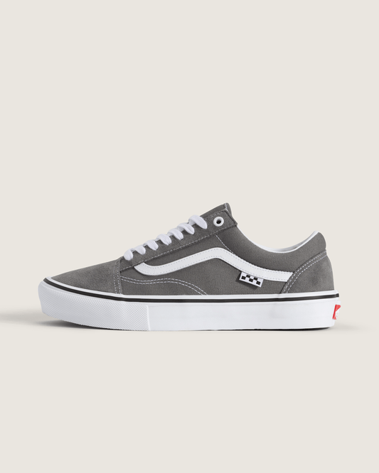 Vans Skate Old Skool Shoe in Pewter Grey / White