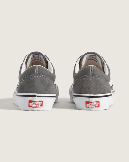 Vans Skate Old Skool Shoe in Pewter Grey / White
