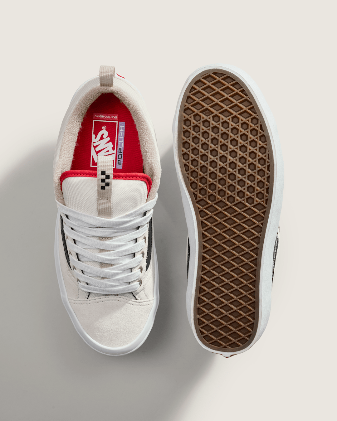 Vans Skate Old Skool 36+ Shoe in Antique White / Black