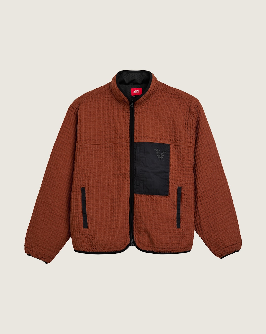Vans Skate Waffle Jacket in Tortoise Shell Orange