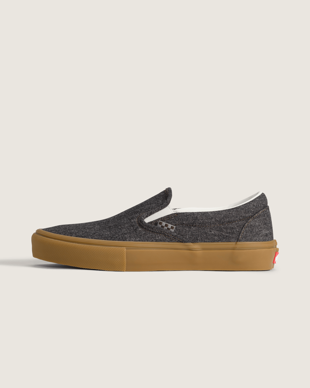 Vans Skate Slip-On Shoe in Denim Black