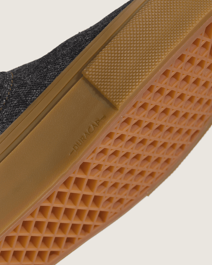 Vans Skate Slip-On Shoe in Denim Black