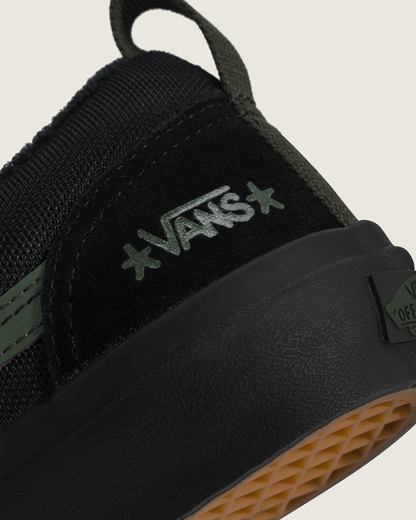Vans Skate Old Skool 36+ Shoe by Atiba Jefferson in Atiba Black / Dark Green