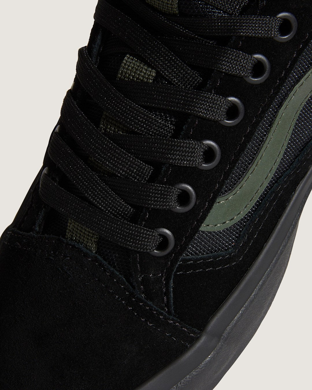 Vans Skate Old Skool 36+ Shoe by Atiba Jefferson in Atiba Black / Dark Green