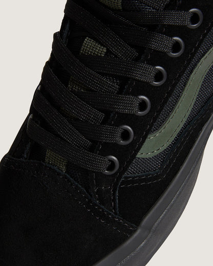 Vans Skate Old Skool 36+ Shoe by Atiba Jefferson in Atiba Black / Dark Green