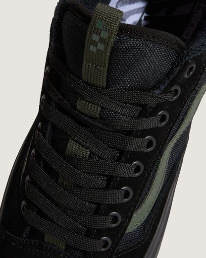 Vans Skate Old Skool 36+ Shoe by Atiba Jefferson in Atiba Black / Dark Green