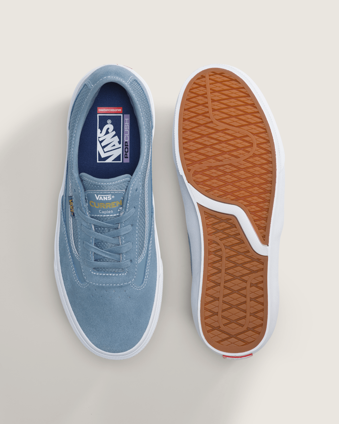 Vans Skate Curren Caples Shoe in Citadel Blue