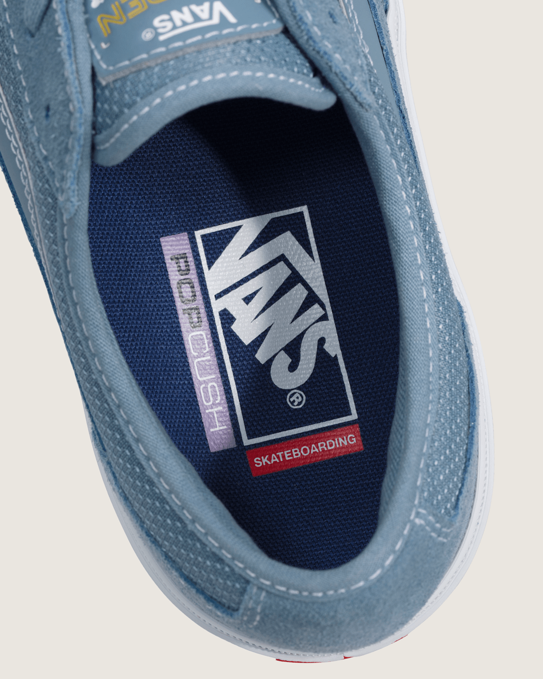 Vans Skate Curren Caples Shoe in Citadel Blue