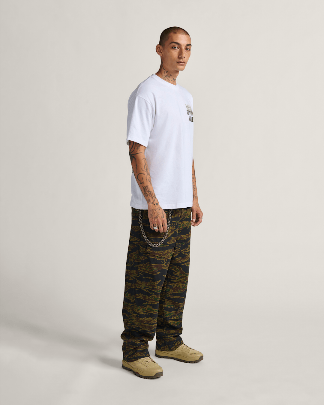 Vans Skate Loose Cargo Pants by Atiba Jefferson in Atiba Camo Black