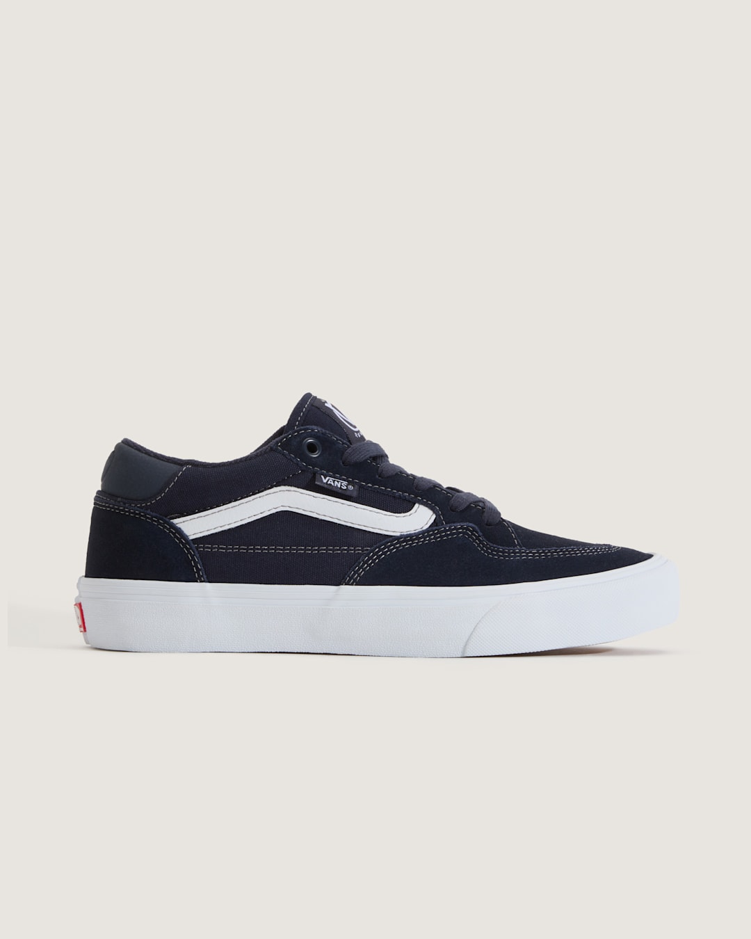 Vans Skate Rowan Shoe in Navy Blue / White
